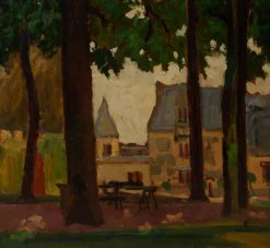 Pierce & Ward TOWN SQUARE BY ABEL LAUVRAY (1870-1950), 1910S | Art