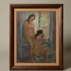 Pierce & Ward VINTAGE FRENCH NUDE OF BATHING WOMEN BY LEON LAMOTTE (1912-2011) | Art
