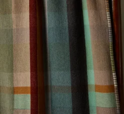 Pierce & Ward WALLACE + SEWELL X LARGE GREEN BLOCK THROW | Collaborations | Bed + Bath