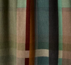 Pierce & Ward WALLACE + SEWELL X LARGE GREEN BLOCK THROW | Collaborations | Bed + Bath