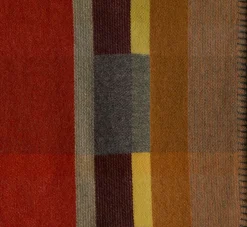 Pierce & Ward WALLACE + SEWELL X LARGE TERRACOTTA BLOCK THROW | Collaborations | Bed + Bath