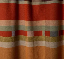 Pierce & Ward WALLACE + SEWELL X LARGE TERRACOTTA BLOCK THROW | Collaborations | Bed + Bath